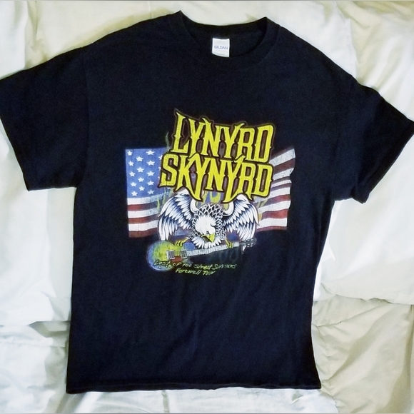 Lynyrd Skynyrd Last of the Street Survivors Farewell Tour Concert T-Shirt Size M - Picture 1 of 7